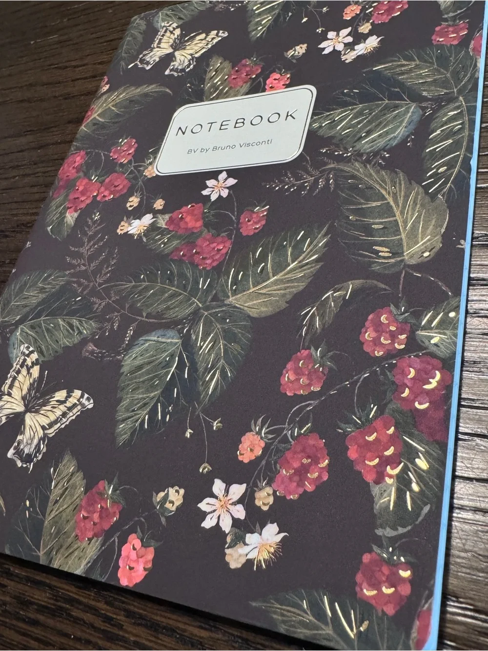 Bruno Visconti Soft Touch Wild Raspberries Notebook Journal A5 NEW